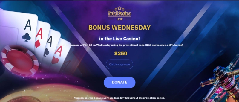 total bonus page