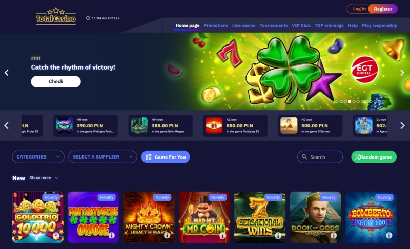 total home page